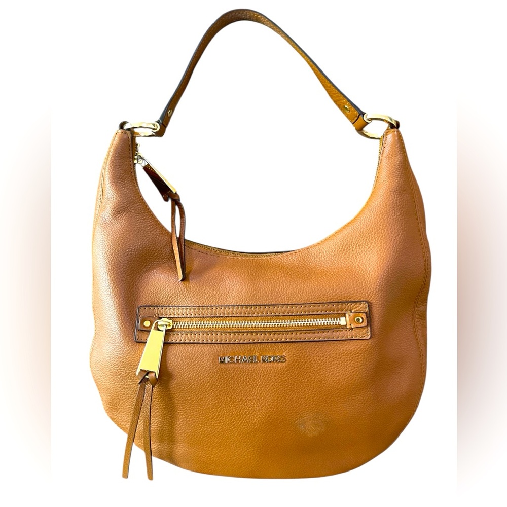 Michael Kors Tan Hobo Bag Smooth Leather